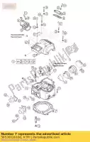 58530036100, KTM, joint de culasse d = 102 01 ktm rally rallye sm sms supermoto 660 2001 2002 2003 2004 2005 2007, Nouveau