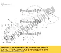 B063577, Piaggio Group, lh parachoques delantero moto-guzzi california zgulcb00 zgulcb0001 zgulcub001 zgulvc00 zgulvc04 zgulve00 1400 2012 2015 2016 2017 2018 2019 2020 2021, Nuevo