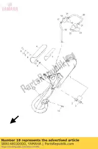 yamaha 5RN148030000 zestaw wlotu powietrza - Dół