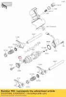 551A0308, Kawasaki, ko?ek ko?kowy, 3x8 kawasaki  kdx kmx 125 200 250 400 800 1989 1990 1991 1992 1993 1995 1998 1999 2001 2002 2017 2018 2019 2020 2021, Nowy