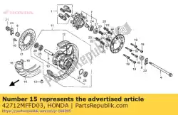 Aqui você pode pedir o tubo, pneu (pirelli) em Honda , com o número da peça 42712MFFD03: