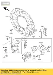 Here you can order the spring,pad stopper zx1100-a2 from Kawasaki, with part number 920811661: