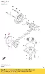 Tutaj możesz zamówić przek? Adnia, pompa olejowa d od Suzuki , z numerem części 1633104B00: