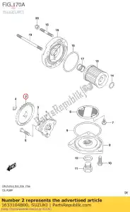 Suzuki 1633104B00 przek?adnia, pompa olejowa d - Dół