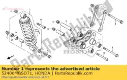 Qui puoi ordinare cuscino assy., rr. (showa da Honda , con numero parte 52400MGSD71: