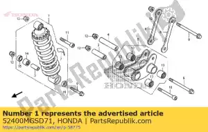 Honda 52400MGSD71 kussen ass., rr. (showa - Onderkant