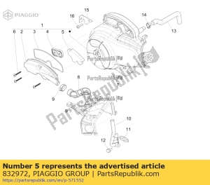 aprilia 832972 filtre sas - La partie au fond