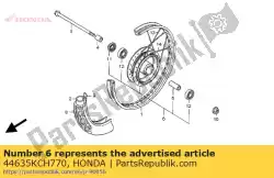 hub sub assy, ?? Fr van Honda, met onderdeel nummer 44635KCH770, bestel je hier online: