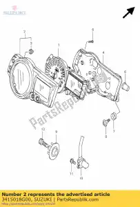 Suzuki 3415018G00 etui, pr?dko?ciomierz - Dół