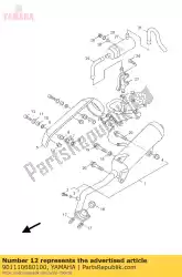 Ici, vous pouvez commander le boulon auprès de Yamaha , avec le numéro de pièce 901110680100: