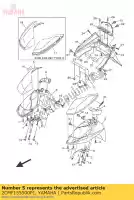 2CMF155500P1, Yamaha, fender, over 2 yamaha mw 125 2016, New