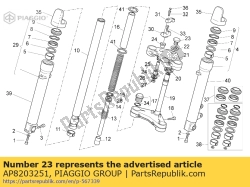 Aprilia AP8203251, Spina, OEM: Aprilia AP8203251