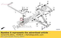 Aquí puede pedir enlace comp., l. Rr. Estabilizador de Honda , con el número de pieza 52321HL3A01: