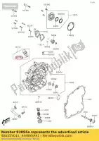 92055Y011, Kawasaki, ring-o, 18x3 kvf300ccf kawasaki  brute force j kvf 50 90 125 300 2012 2013 2015 2016 2017 2018 2019 2020 2021, Novo