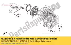 Here you can order the clip, engine kill switch cord from Honda, with part number 90660ZA0600:
