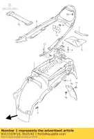 6311103F10, Suzuki, parafango, rr.lower suzuki gsx 750 1998 1999 2000 2001, Nuovo