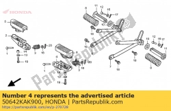 Honda 50642KAK900, Step comp., l., OEM: Honda 50642KAK900