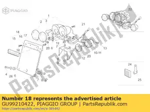 Piaggio Group GU99210422 tornillo autorroscante - Lado inferior