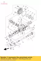 5NDG61511000, Yamaha, alloggiamento, albero di trasmissione yamaha yfm 350 400 450 2003 2004 2005 2006 2007 2008 2009 2010 2011, Nuovo