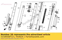 Here you can order the no description available at the moment from Honda, with part number 51580GBFJ21: