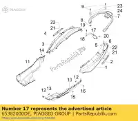 65382000DE, Piaggio Group, Lato di chiusura piaggio x 125 250 300 2008 2009, Nuovo