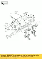 35004031040X, Kawasaki, parafango anteriore, p.f.s.bianco zx636 kawasaki zx 600 2013, Nuovo