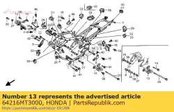 Aquí puede pedir guardia, l. Motor de Honda , con el número de pieza 64216MT3000: