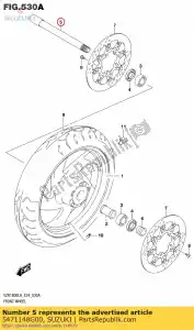 suzuki 5471148G00 assale anteriore - Il fondo