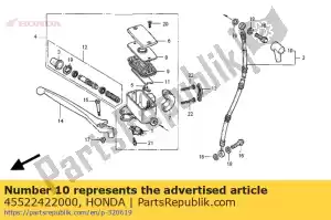 Honda 45522422000 boot, master cylinder - Bottom side