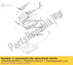 Here you can order the painted footrest from Piaggio Group, with part number 1B006953000A11: