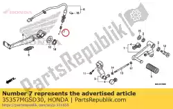 Aquí puede pedir resorte, interruptor de parada de Honda , con el número de pieza 35357MGSD30: