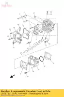 1SDE11012000, Yamaha, cilinderkop assy yamaha yp 400 2013 2014 2015 2016, Nieuw