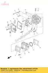 Aqui você pode pedir o conjunto de cabeça de cilindro em Yamaha , com o número da peça 1SDE11012000: