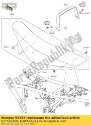 Here you can order the bolt,flanged,6x16 klx150cbf from Kawasaki, with part number 921540460: