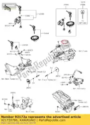 Qui puoi ordinare vite, 6x20 da Kawasaki , con numero parte 921720786: