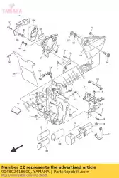 doorvoertule (1e6) van Yamaha, met onderdeel nummer 904802418600, bestel je hier online: