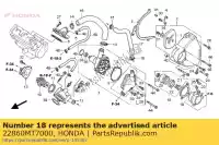 22860MT7000, Honda, cylinder assy., slave honda cbr rvf vfr vtr 750 800 1000 1100 1994 1995 1996 1997 1998 1999 2000 2001 2002 2003 2004 2005 2006 2007 2008, New