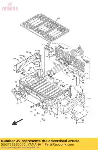 yamaha 5UGF389E0000 robusto - Lado inferior