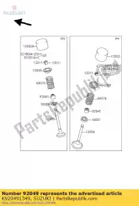 suzuki K920491349 l'huile de phoque - La partie au fond