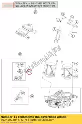 Qui puoi ordinare iniettore carburante cpl. Da KTM , con numero parte 60341023044: