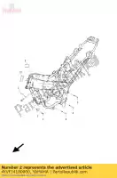 4YVF14180000, Yamaha, soporte inferior de yamaha tzr 50 2005 2006 2007 2008 2009 2010 2011, Nuovo