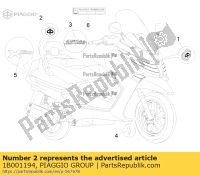 1B001194, Aprilia, piaggio shield, New