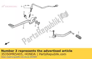 honda 35350MR5405 switch assy.,rr.s - Bottom side