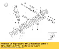 31422335813, BMW, axle, trailing arm, left bmw c1 125 200 2000 2001 2002 2003 2004, New