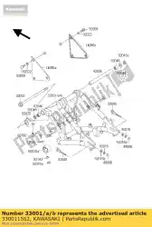 Qui puoi ordinare arm-comp-swing vn800-c1 da Kawasaki , con numero parte 330011562: