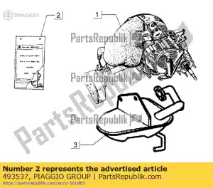 Piaggio Group 493537 kit - Lado inferior