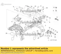 89886800XEG, Piaggio Group, quadro, armação aprilia dorsoduro zd4sm000, zd4sma00, zd4smc00, zd4smc01 750 2008 2009 2010 2011 2015 2016, Novo