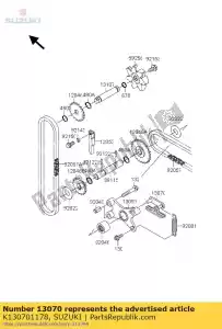 suzuki K130701178 guide - Bottom side