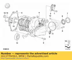 Aquí puede pedir tornillo de cabeza ovalada - m5x14-10. 9-zns3 de BMW , con el número de pieza 16137704563: