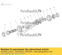 GU05212631, Piaggio Group, engrenagem 6a z = 29 moto-guzzi audace audace 1400 carbon abs bellagio breva breva v ie california eldorado eldorado 1400 abs (apac) eldorado 1400 abs (usa) griso griso s e griso v ie norge norge polizia berlino sport stelvio zgukdh00 zgulc000 zgulc001 zgulca00 zgulcb00 zgulc, Novo